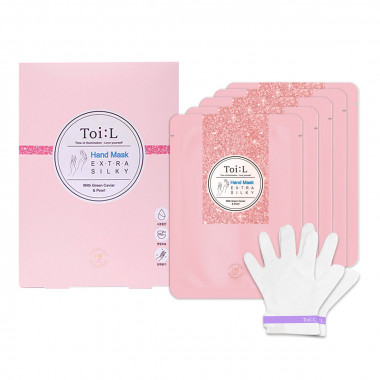 Toi:L Extra Silky Hand Mask ((1 box 5Pairs)