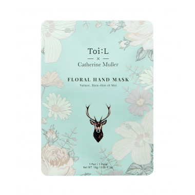 Toi:L x Catherine Muller Floral Hand Mask (1Pairs)